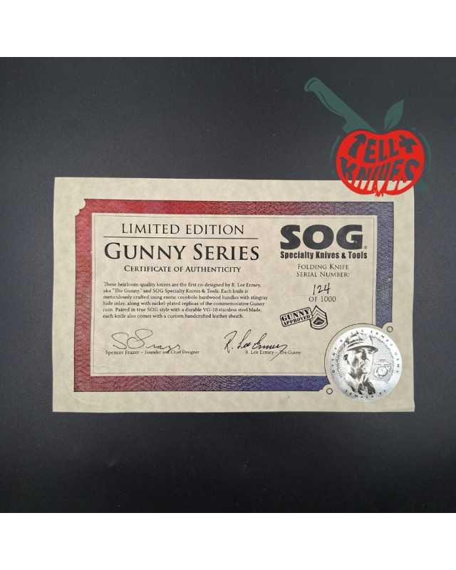 SOG 2011 Gunny Folder Limited Edition 124/1000 – VG-10 Seki Japan – GFL01-L