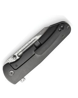 Kansept Superhawk Pocket Knife  CPM S35VN Steel Black Anodised Titanium Handle