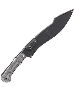 CONDOR K-Night Kukri 1075HC high carbon steel blasted finish black canva handle