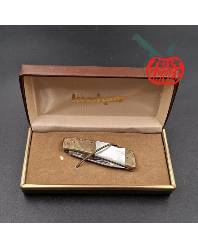 Kershaw 5300 Gentleman Scroll Pearl – AUS-6 – Seki Japan