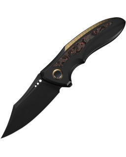 WE Knife Varg WE25074-1 – MagnaCut – Titanium & Copper Foil Carbon Fiber