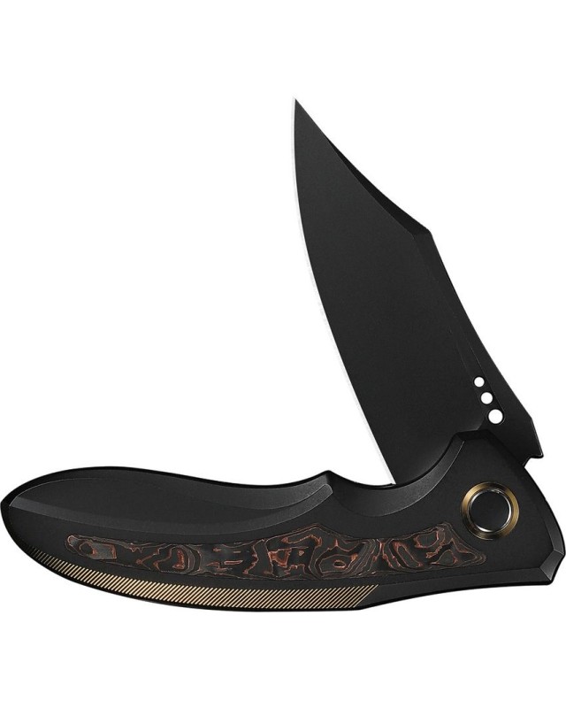 WE Knife Varg WE25074-1 – MagnaCut – Titanium & Copper Foil Carbon Fiber