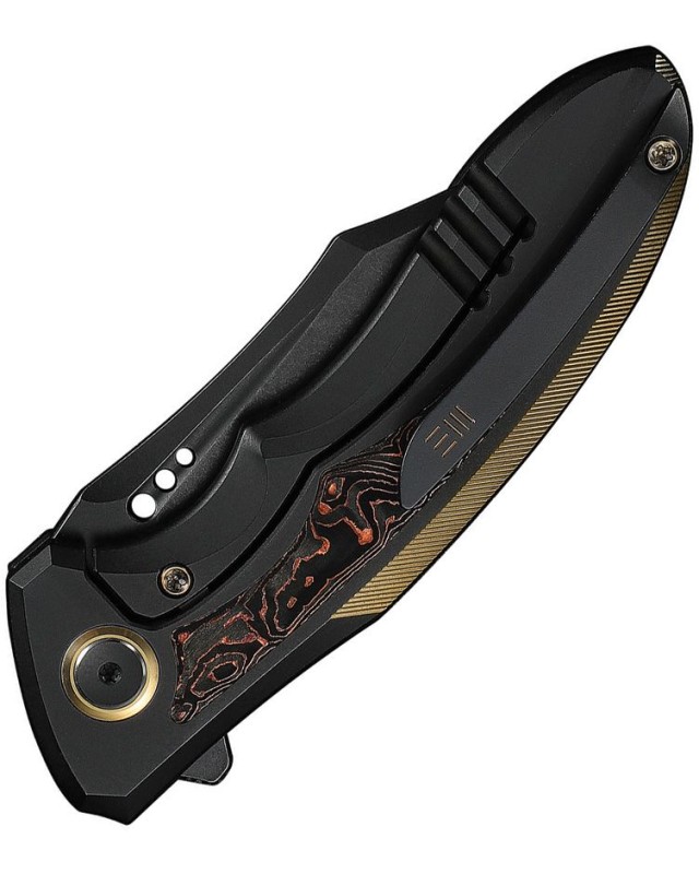 WE Knife Varg WE25074-1 – MagnaCut – Titanium & Copper Foil Carbon Fiber