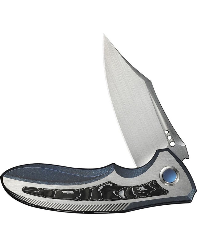 WE Knife Varg WE25074-4 – MagnaCut – Titanium bleu et carbone aluminium