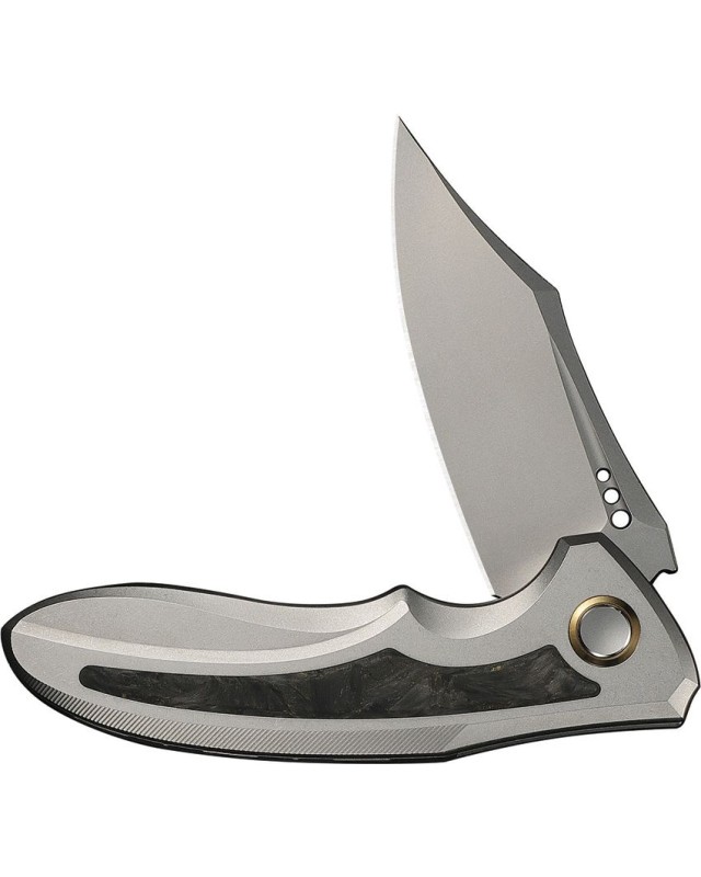 WE Knife Varg WE25074-2 – MagnaCut – Titanium gris et carbone jaune