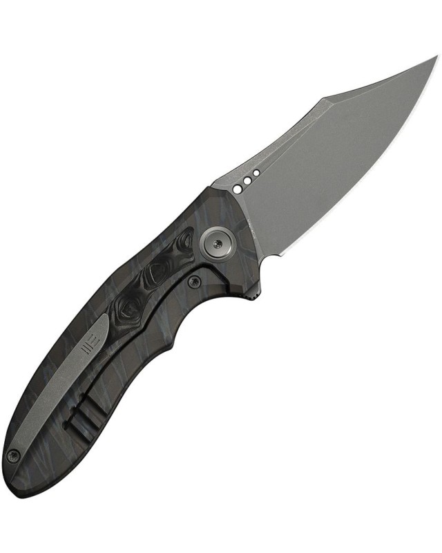 WE Knife Varg WE25074-3 – MagnaCut – Titanium flammé et rose carbone