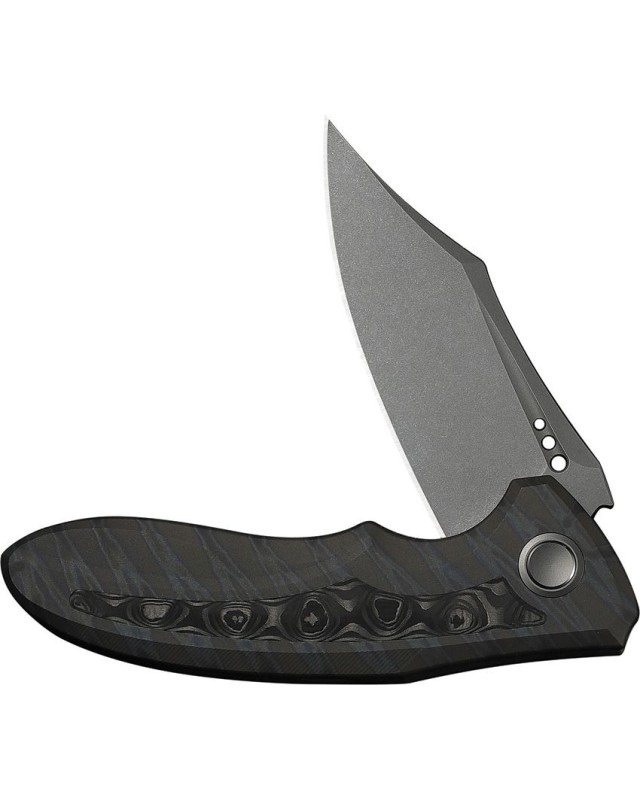 WE Knife Varg WE25074-3 – MagnaCut – Titanium flammé et rose carbone