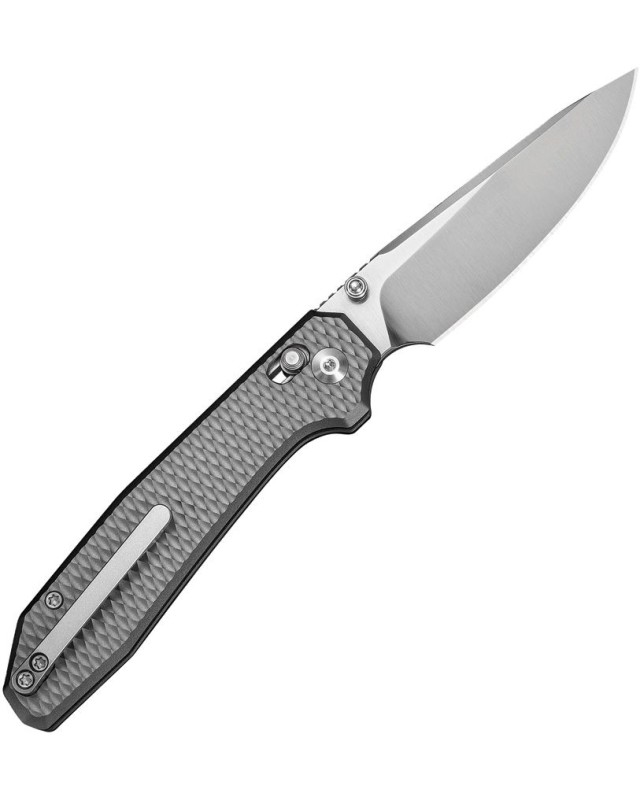 CIVIVI Elite Tessera CE26029-1 – Aluminium gris – CPM S35VN