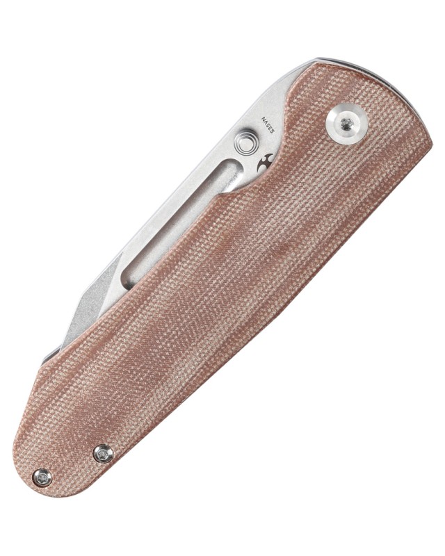 Kansept Superhawk Pocket Knife  CPM S35VN Steel Black Anodised Titanium Handle