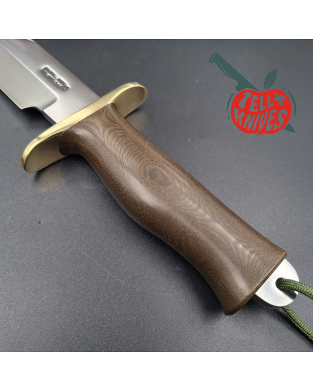 Randall Made Knives Buxton Fighter BF 1187 – Micarta brun étui signé Wayne et David Buxton