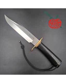 Randall Made Knives Model 14 7.5 CDT Attack – lame acier inoxydable, manche micarta noir et garde en laiton