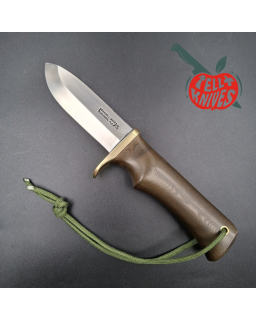 Randall Made Knives Fireman Special – Acier inoxydable forgé, Micarta vert et garde en laiton