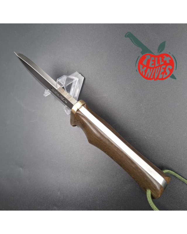 Randall Made Knives Fireman Special – Acier inoxydable forgé, Micarta vert et garde en laiton