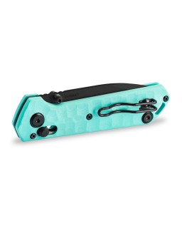 Böker Plus 2026 Annual Dealer Knife Limited Edition 1000pces Nitro-V steel black finish Teal G10 handle Burnley Design