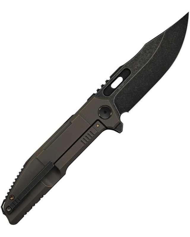 WE Knife Barracks WE25078-2 – M390, titane bronze – Édition limitée