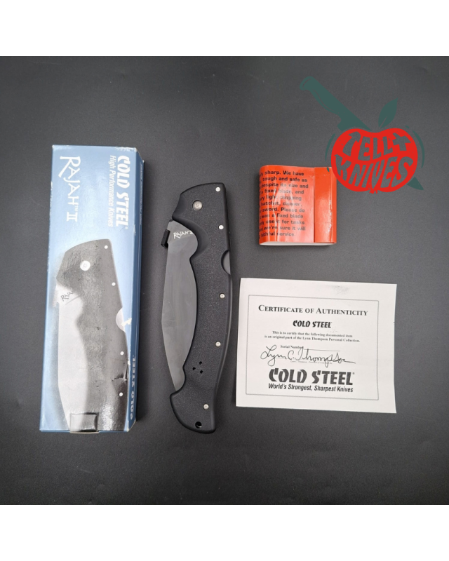 Cold Steel Rajah II Black AUS-8A – Collector – Collection personnelle Lynn Thompson