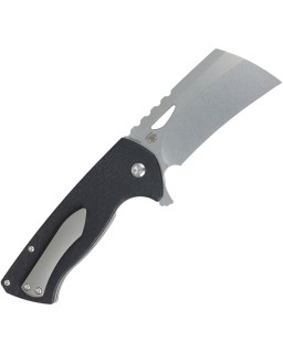 Tenable Leviathan  – Lame acier D2 stonewashed manche micarta noir