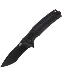SOG Hidaka XR Black acier 3V – Design Kiku Matsuda manche micarta noir