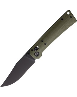 HIGHTRON Pathwright HK03 OD Green G10 – lame acier inox 14C28N blackwash