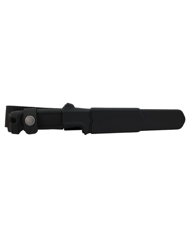 Morakniv Mörkret (S) – Couteau de survie full tang acier carbone C100Cr6 DLC noir manche polypropylène
