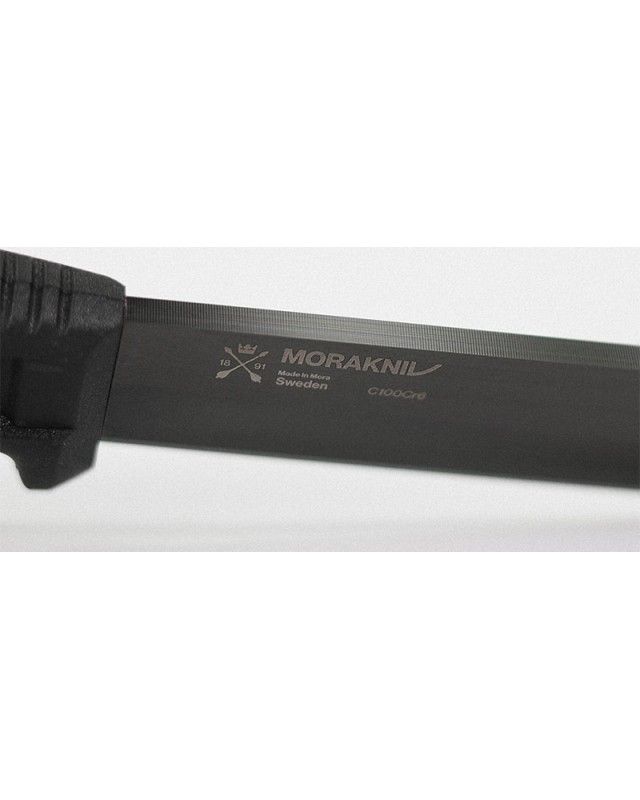 Morakniv Mörkret (S) – Couteau de survie full tang acier carbone C100Cr6 DLC noir manche polypropylène