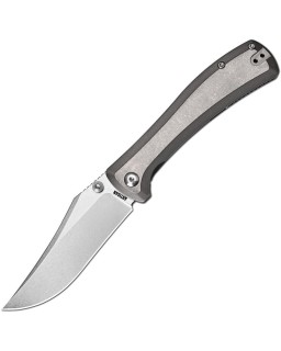 Artisan Cutlery Santee 1888G-GY – lame acier CPM-S35VN stonewash manche titane gris – Design Dirk Pinkerton