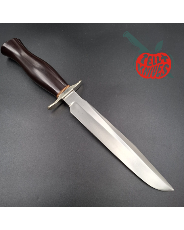 Randall Made Knives Model 1-8 – lame acier carbone forgé manche micarta bordeaux