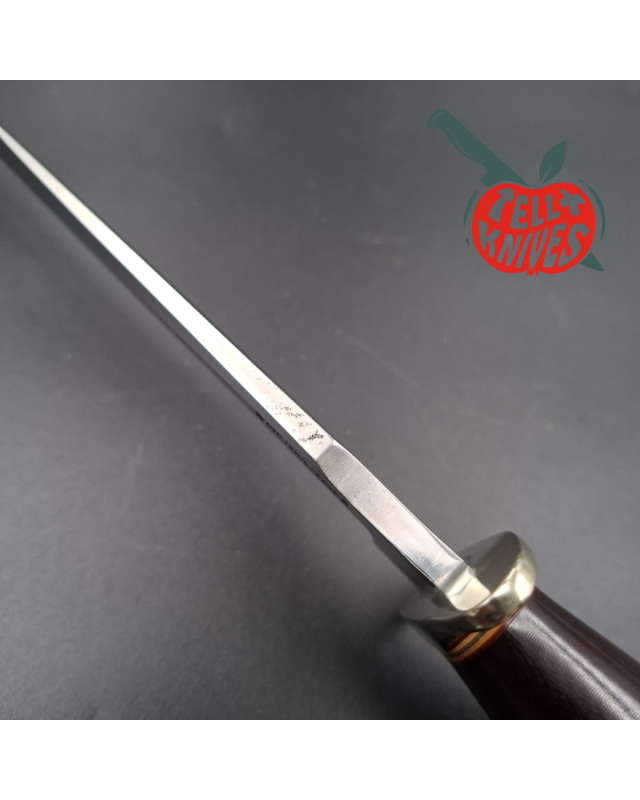 Randall Made Knives Model 1-8 – lame acier carbone forgé manche micarta bordeaux
