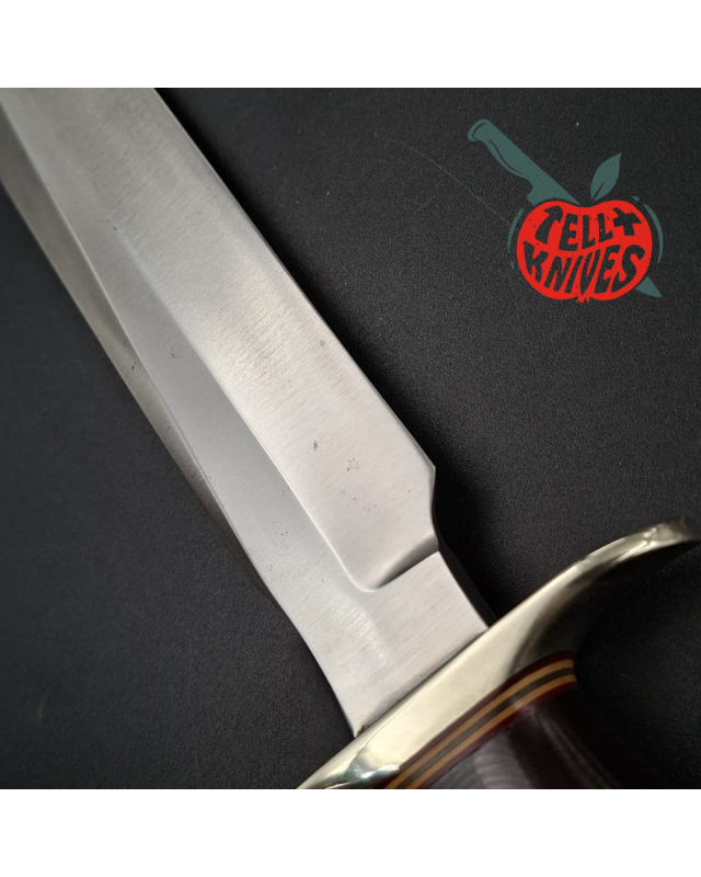 Randall Made Knives Model 1-8 – lame acier carbone forgé manche micarta bordeaux