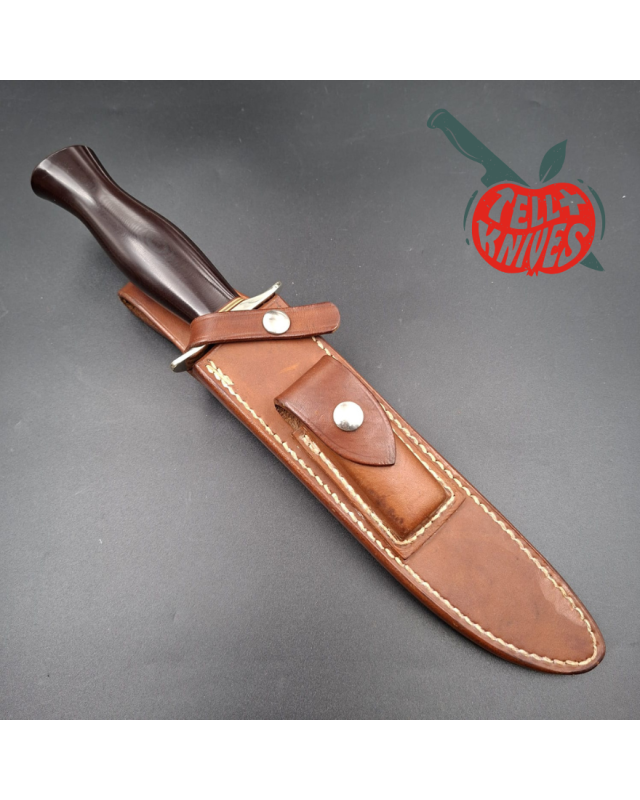 Randall Made Knives Model 1-8 – lame acier carbone forgé manche micarta bordeaux
