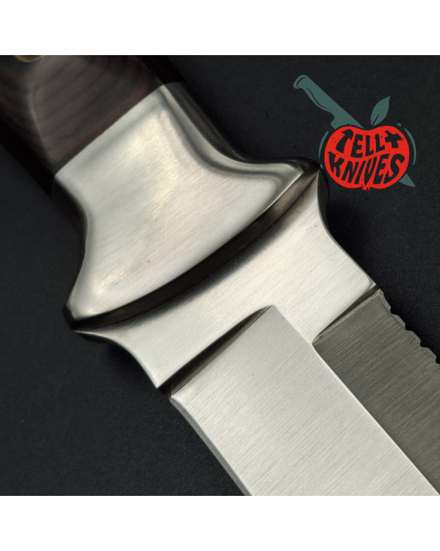 Al Mar SERE IV 3004 SF – Acier inoxydable, manche Micarta – Seki Japan – État neuf avec boîte