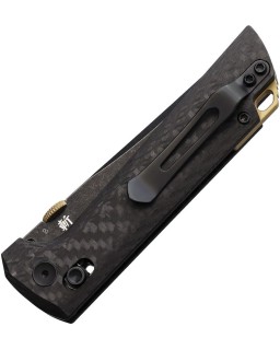 North Mountain Blade Chop 2 – Lame acier D2 blackwash manche fibre de carbone Crossbar Lock