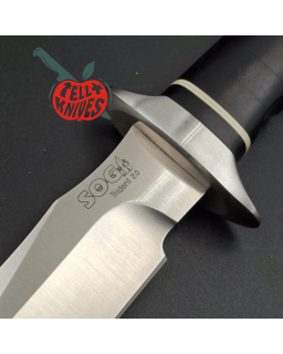 SOG Trident 2.0 Split Bullet Logo – lame acier AUS-8 manche Micarta noir – Made in Taiwan