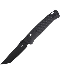CRKT Counterpar Crossbar Lock K431KKP – lame Tanto acier D2 black oxide manche GRN noir