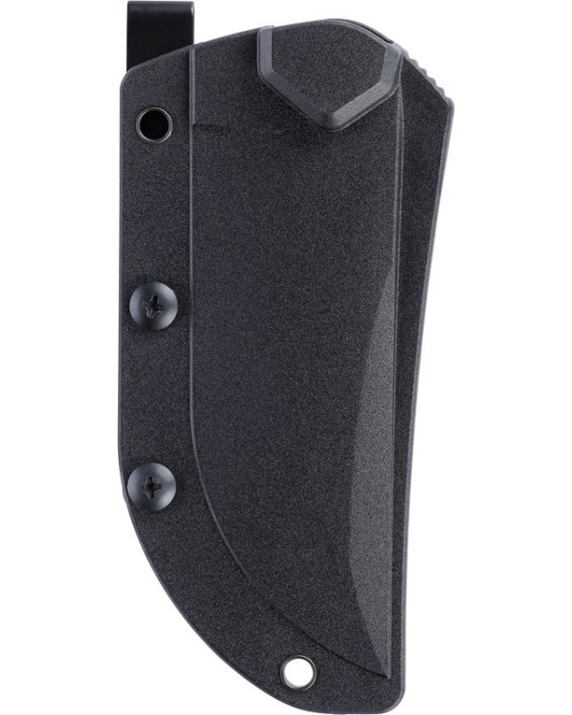 CRKT Burrower Fixed Blade 3610 – lame acier D2 Stonewash manche Burlap Micarta