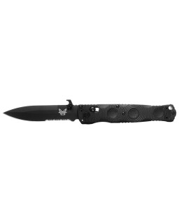 Benchmade Mini SOCP 393SBK – lame acier CPM-S30V Cerakote noir manche G10 noir AXIS Lock