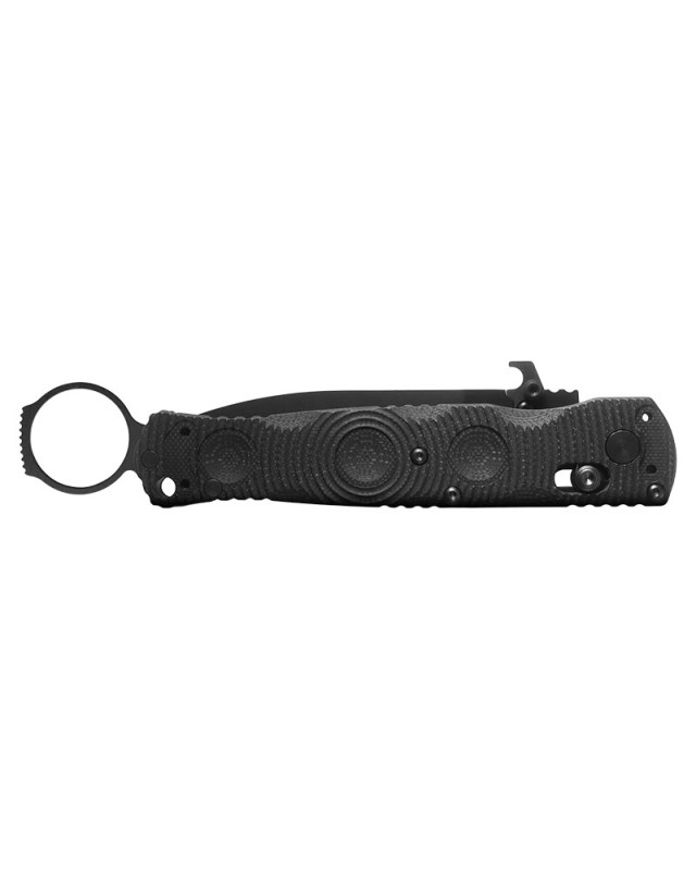 Benchmade Mini SOCP 393SBK – lame acier CPM-S30V Cerakote noir manche G10 noir AXIS Lock