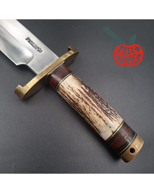 Randall Made Knives Model 12-9 Sportsman’s Bowie – Model 14 Grind – lame acier inox forgé manche Model 25