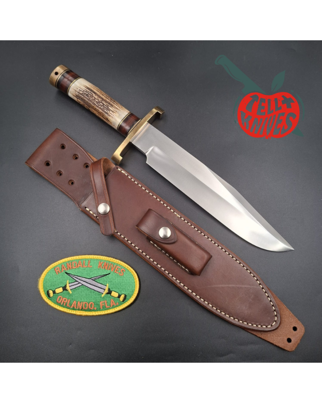 Randall Made Knives Model 12-9 Sportsman’s Bowie – Model 14 Grind – lame acier inox forgé manche Model 25