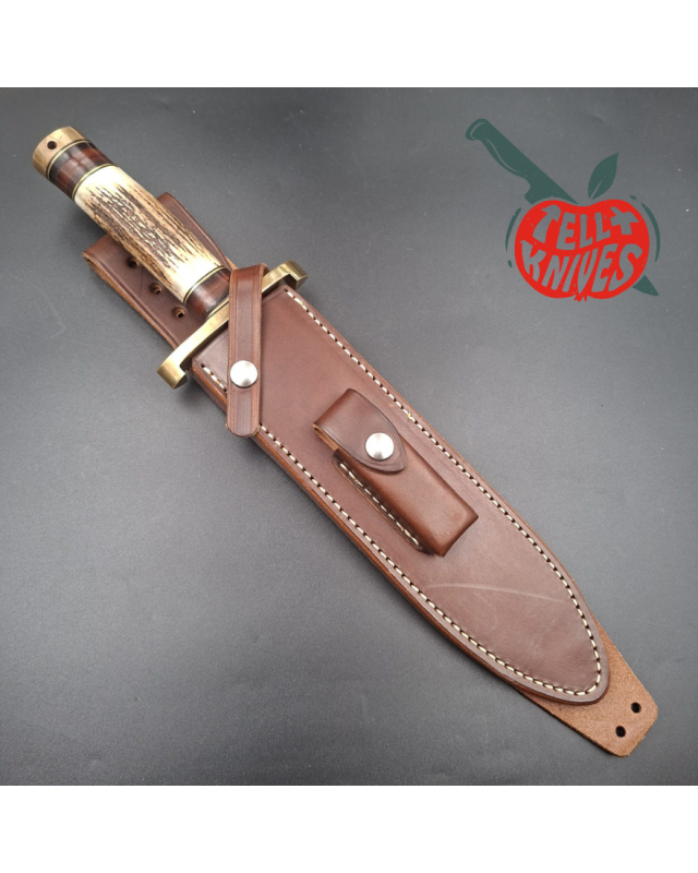 Randall Made Knives Model 12-9 Sportsman’s Bowie – Model 14 Grind – lame acier inox forgé manche Model 25