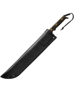 TOPS El Machete .230X – Acier carbone 1095 manche Micarta Tan et Black – MAC-230X