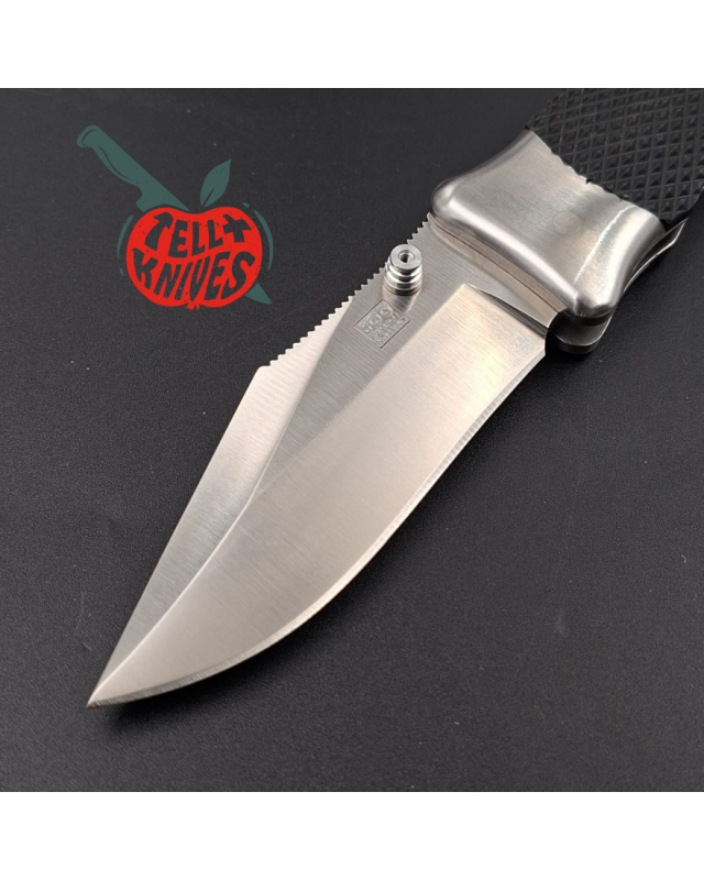SOG Tomcat II S94 – lame acier AUS-6 manche Kraton noir – Seki Japan – État neuf avec boîte et étui