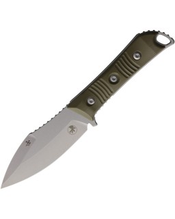 Microtech Always Survive – Borka Blades – acier M390MK Stonewash manche G10 OD Green – 96-10OD