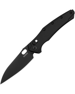 Kershaw Bareknuckle DuraLock Black – Lame acier CPM MagnaCut PVD noir manche aluminium noir – 6777BLK