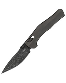 Zero Tolerance 0020 – Édition limitée 20th Anniversary – lame Damas Vegas Forge Lytic manche titane PVD gris