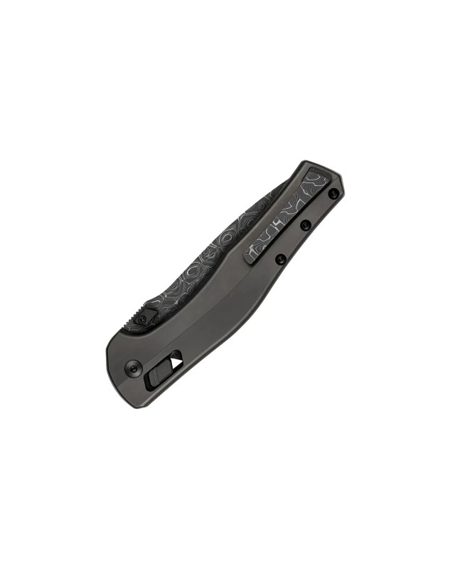 Zero Tolerance 0020 – Édition limitée 20th Anniversary – lame Damas Vegas Forge Lytic manche titane PVD gris
