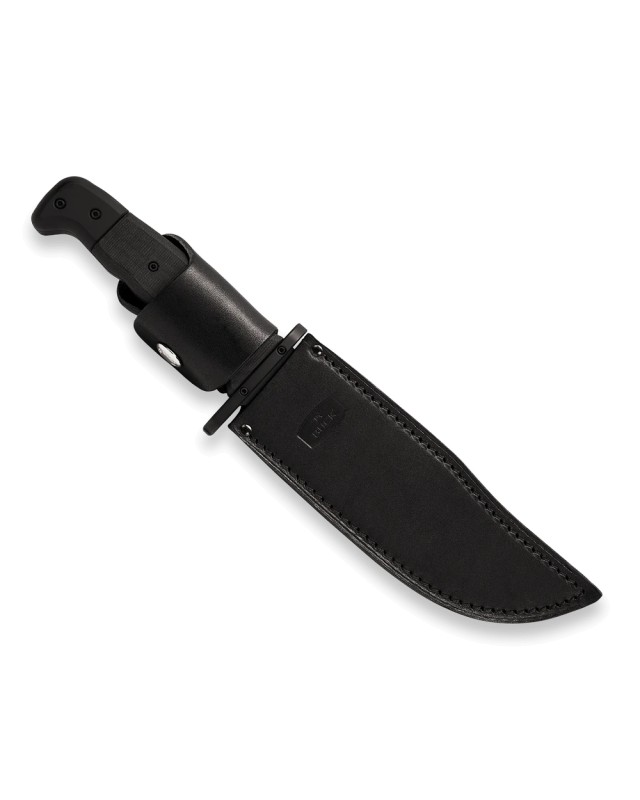 Buck 124 Frontiersman Sport – Stealth Run 015 – Acier CRU-WEAR Cerakote noir – manche Micarta noir – Édition limitée