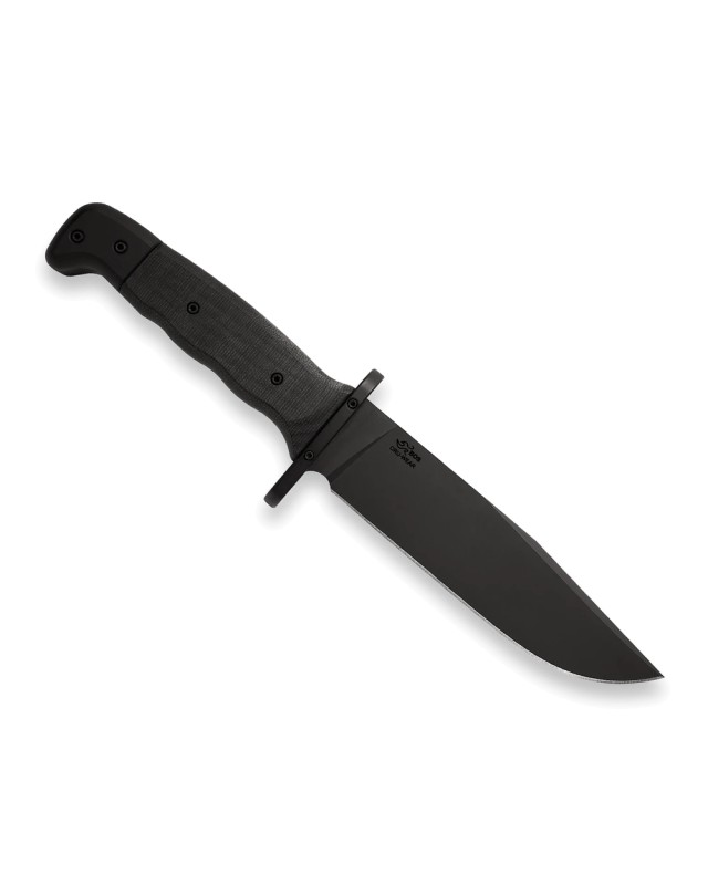 Buck 124 Frontiersman Sport – Stealth Run 015 – Acier CRU-WEAR Cerakote noir – manche Micarta noir – Édition limitée