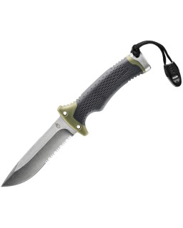 Gerber Ultimate Fixed Blade Green and Black Handle