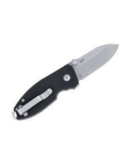 CRKT Squid Button Lock Folding Knife D2 Steel Black G10 Handle